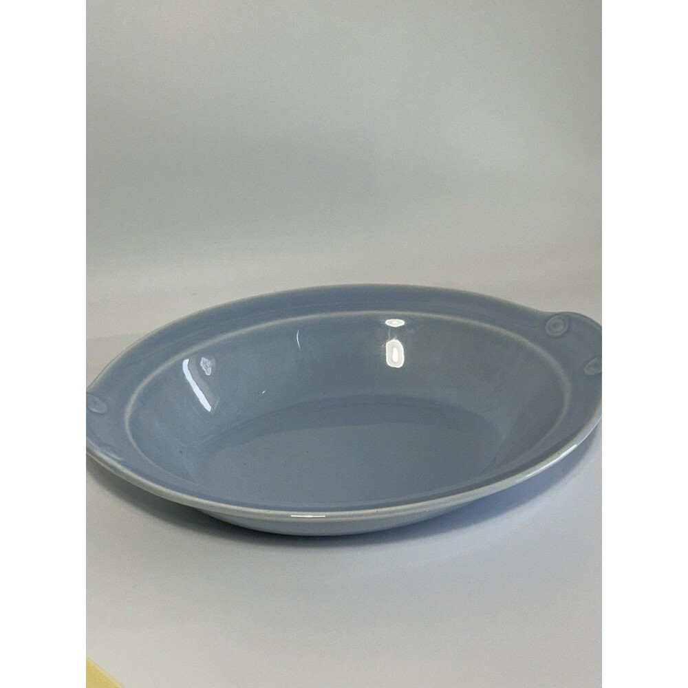 Vintage Luray Pastels Blue Oval Serving Bowl 10 1/8"